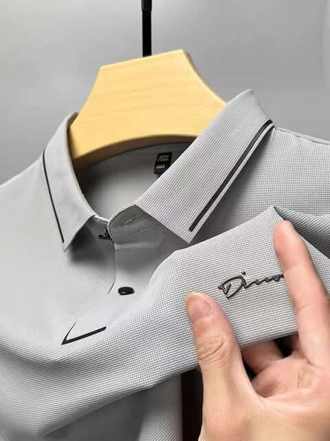 Elegantes Diamant-Poloshirt für Herren