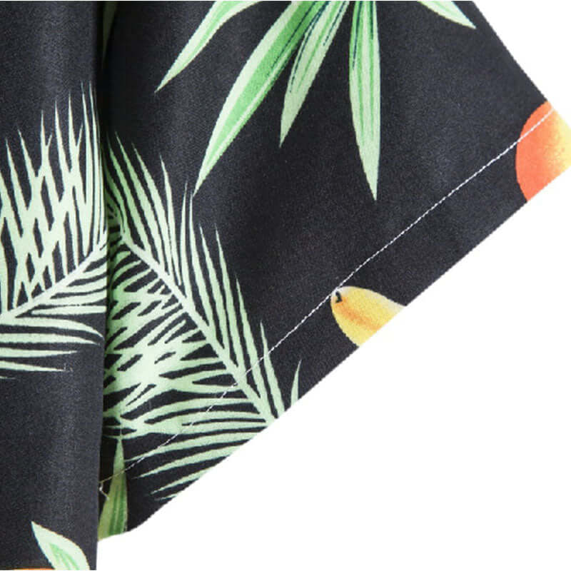 Stylisches Herren Kurzarmhemd mit Obst-Druck