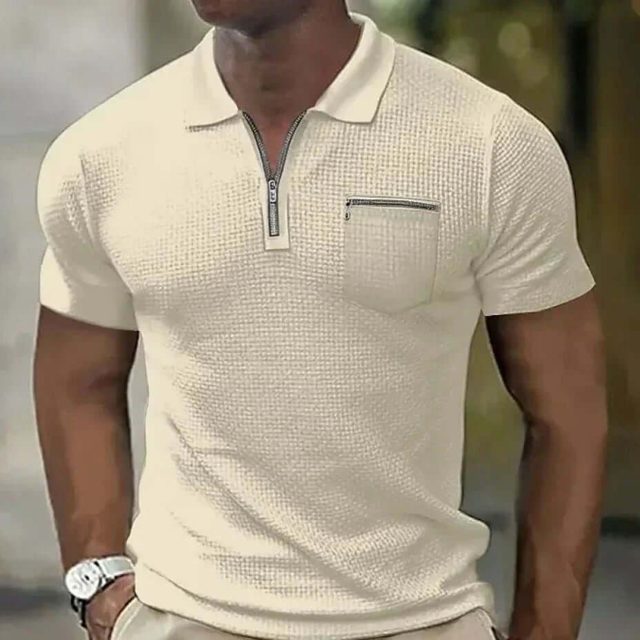 Lässiges Woll-Polo-Shirt für Herren