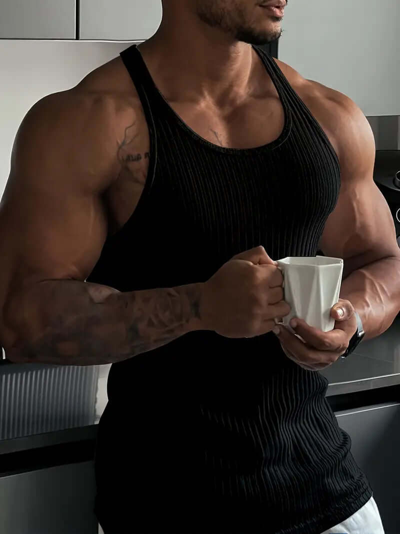Ärmelloses Herren-Trainingsshirt - Body Fit