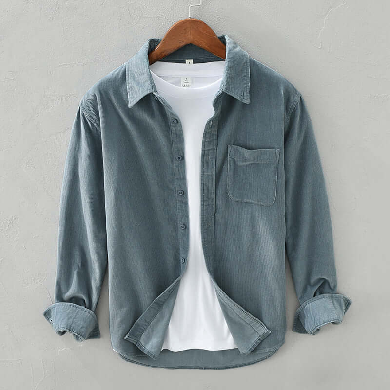 Retro Cordhemd Herren - Elegant & Vielseitig