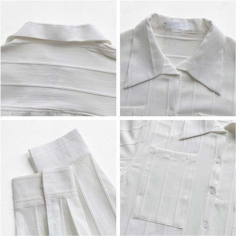 Geripptes Herren-Shirt im Lissabon-Stil