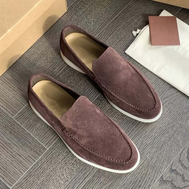 Herren Wildleder Slipper - Elegante & Bequeme Loafer