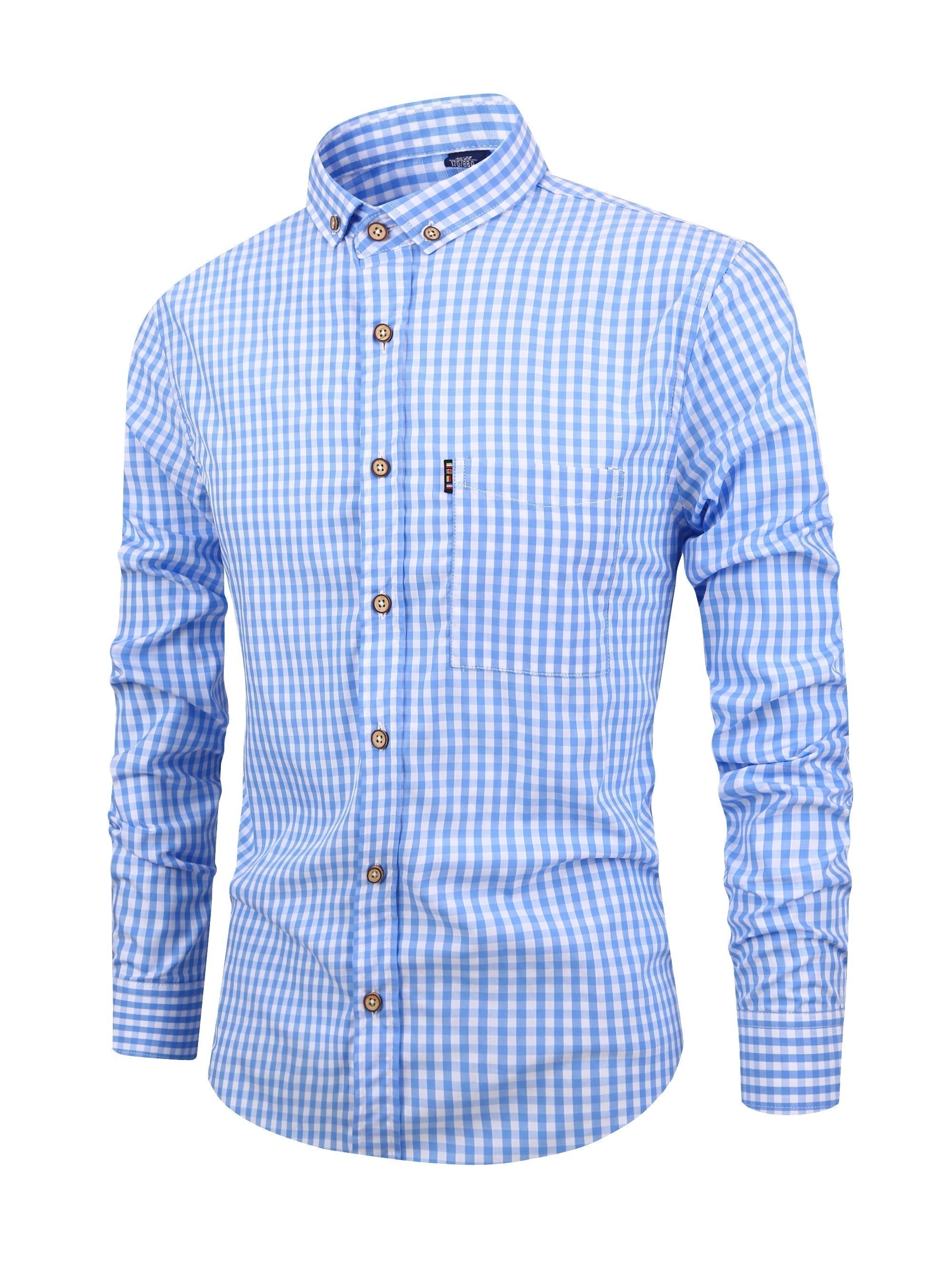 Herren-Karohemd mit bequemer Passform & Stil – Florian