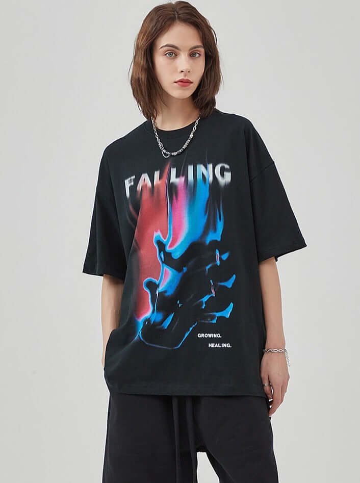 Y2K Ästhetik Druck Dreamcore Damen T-Shirt