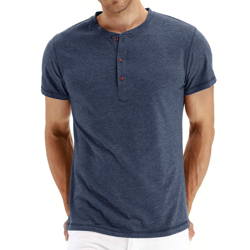 T-Shirt Herren Klassisch Baumwolle Bequem Basic – Eckhard