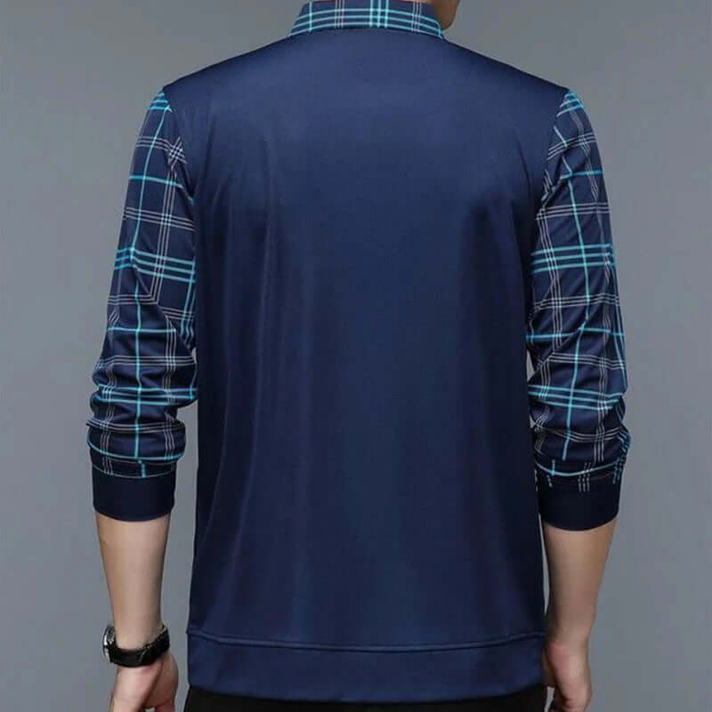 Klassisches Herren Langarm Poloshirt