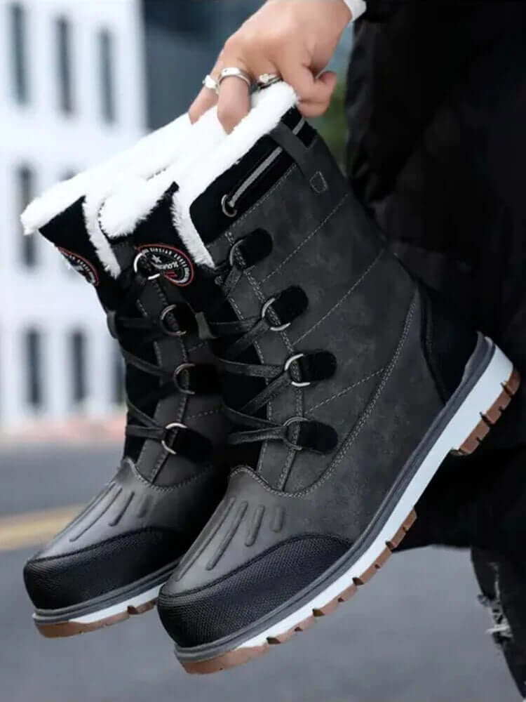 Herren Winterstiefel - Wasserdicht & Warm Gefüttert