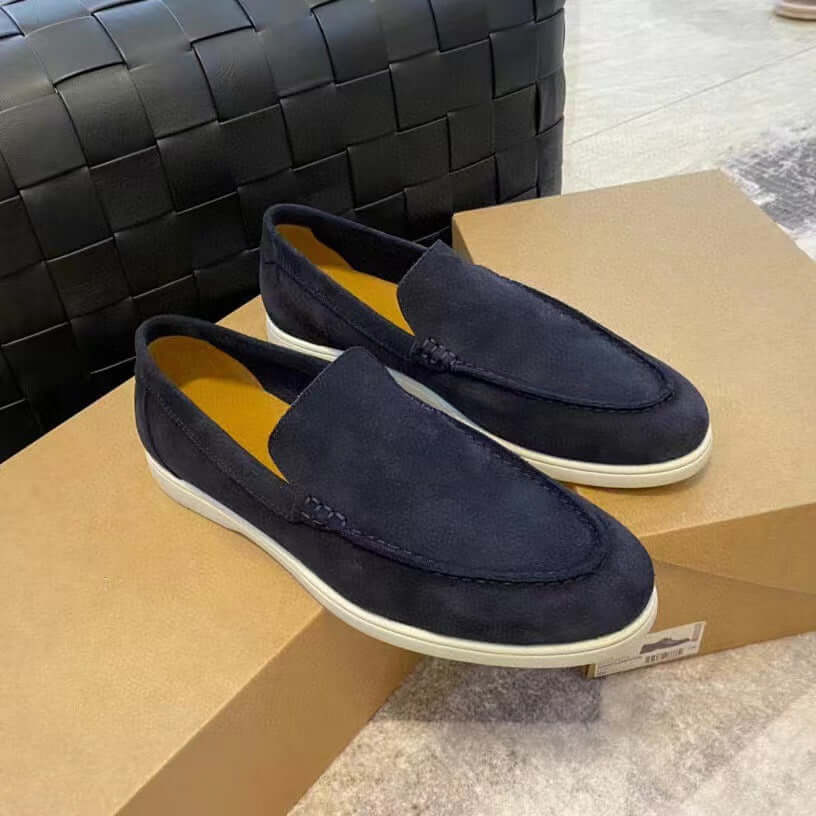 Herren Wildleder Slipper - Elegante & Bequeme Loafer
