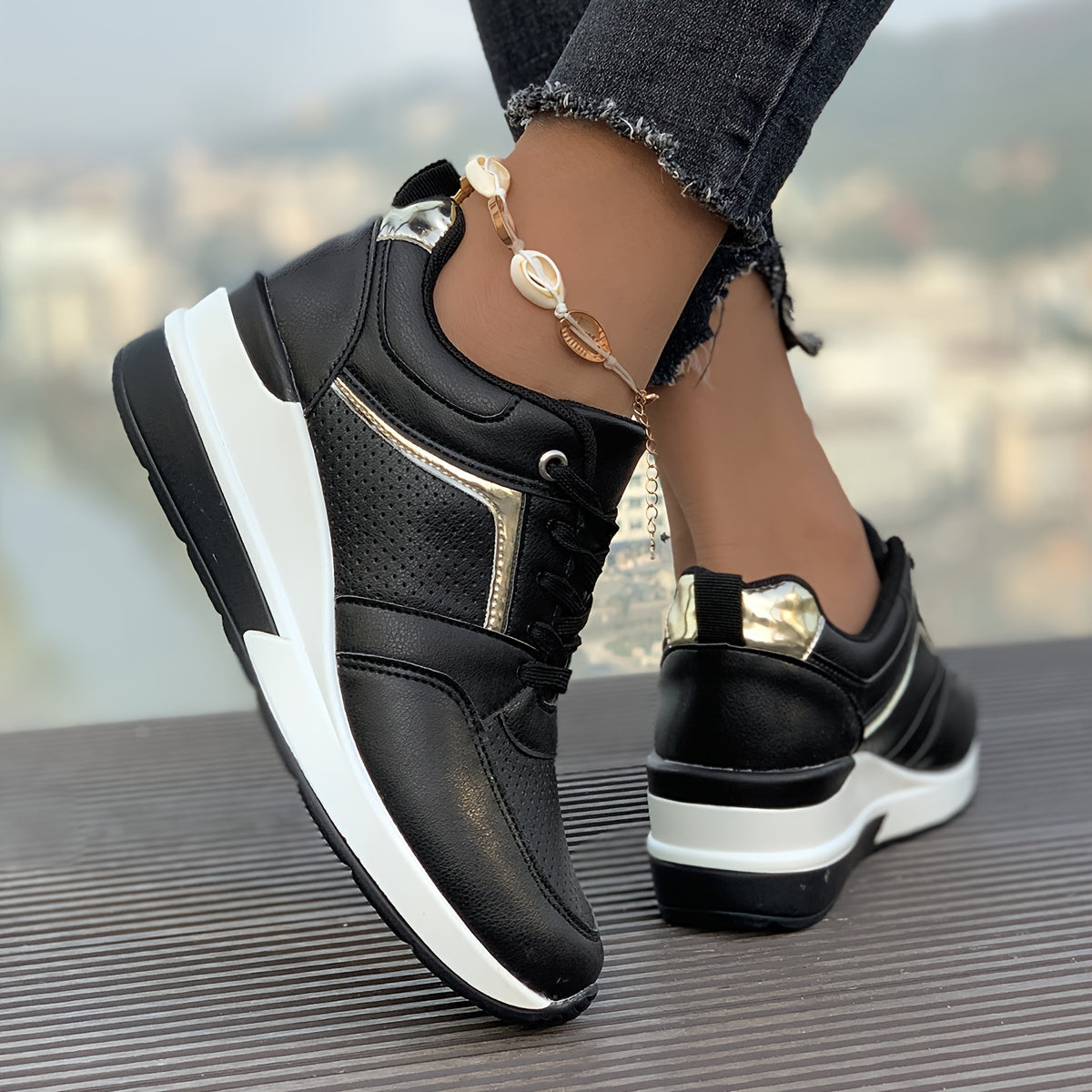 Weiße Orthopädische Sneakers - Clarice