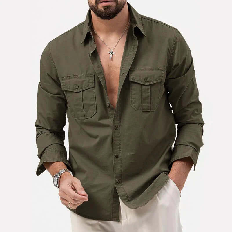 Herren Cargohemd - Robust & Elegant