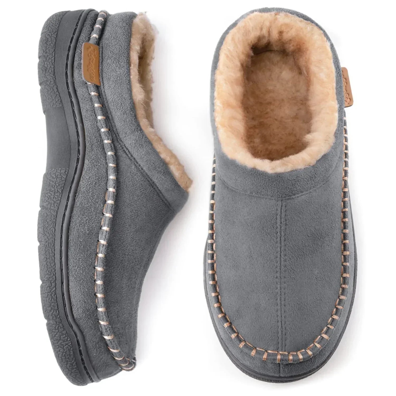 Slip-On Hausschuhe für Herren aus atmungsaktivem Stoff – Slof