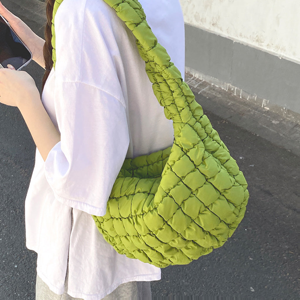 Plissierte Schultertasche Für Frauen