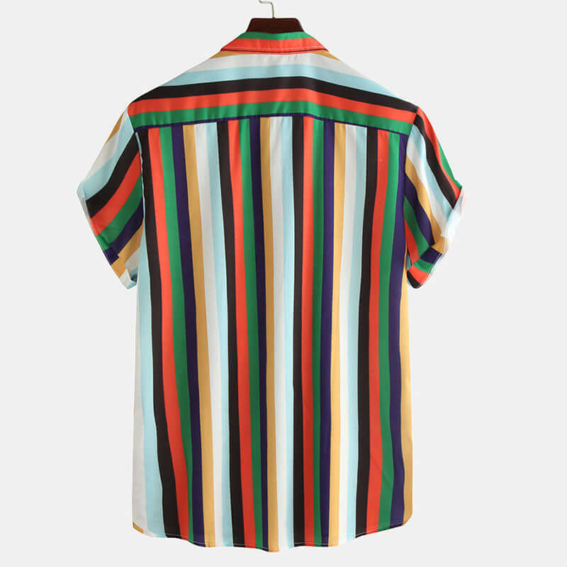 Gestreiftes Vintage Herrenhemd