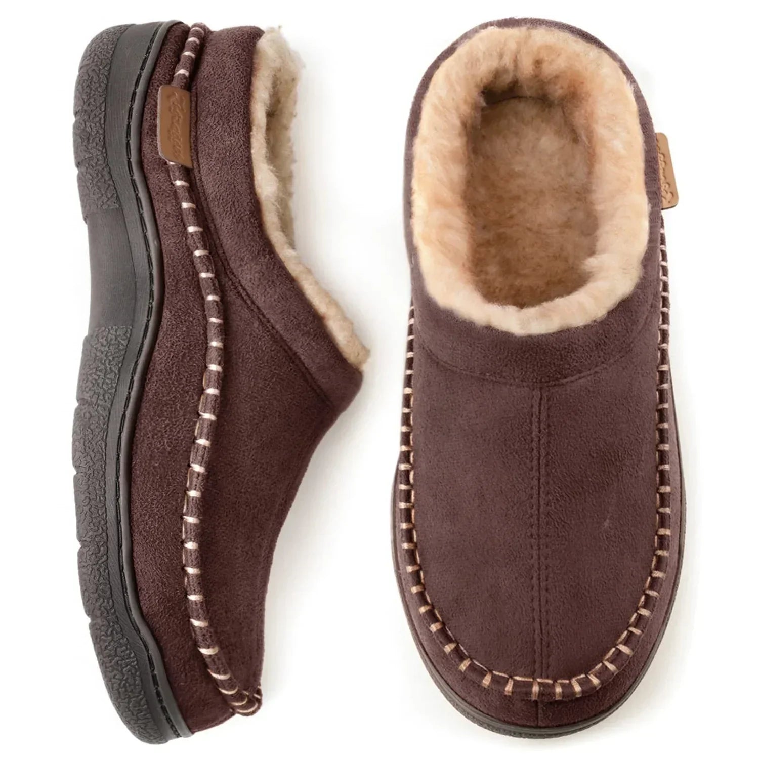 Slip-On Hausschuhe für Herren aus atmungsaktivem Stoff – Slof