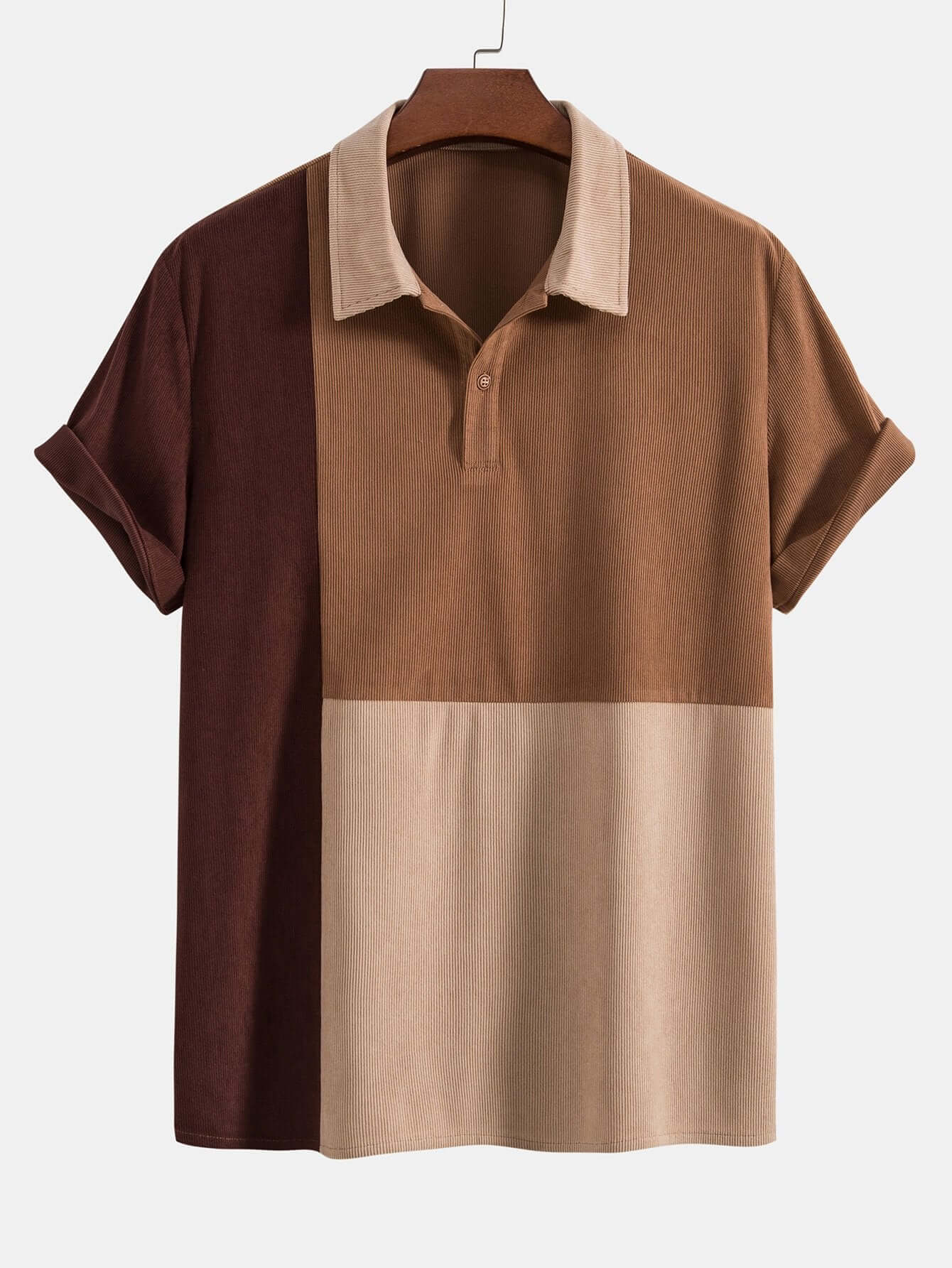 Samt Polo-Shirt für Herren