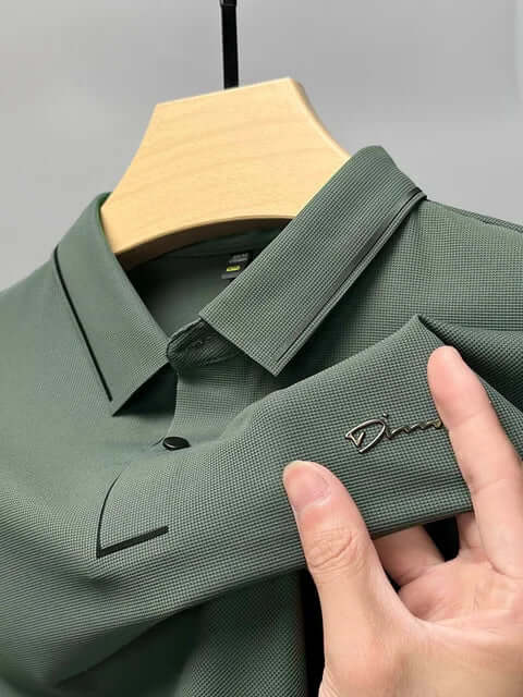 Elegantes Diamant-Poloshirt für Herren