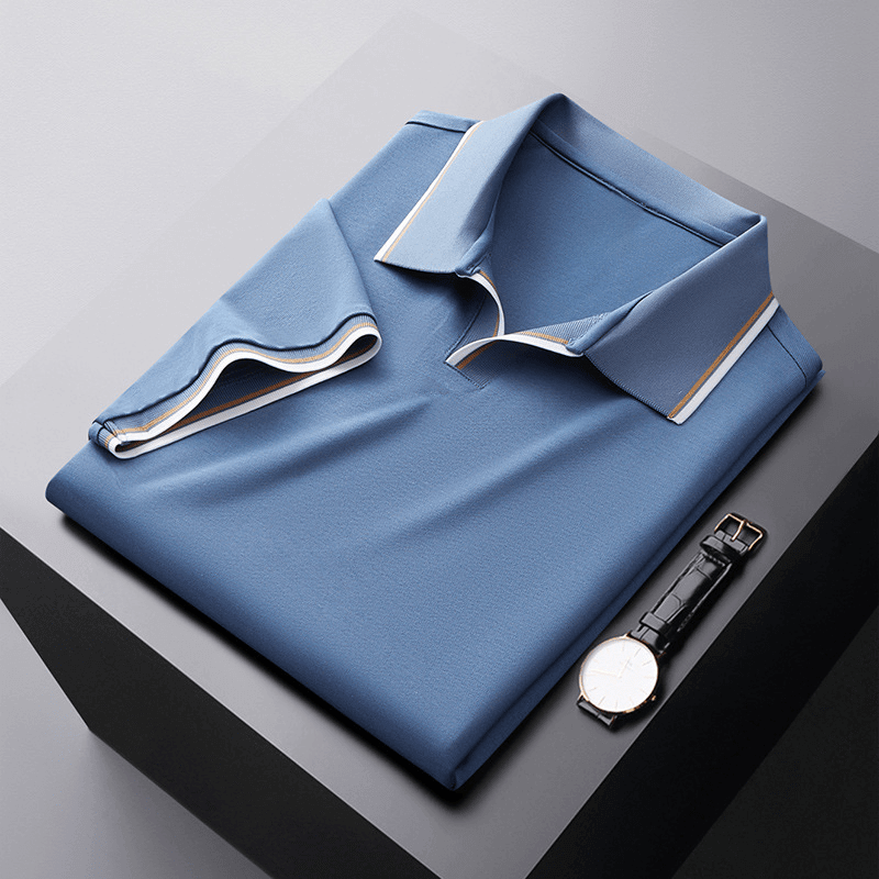 Herren Seidenpoloshirt - Elegant & Luxuriös