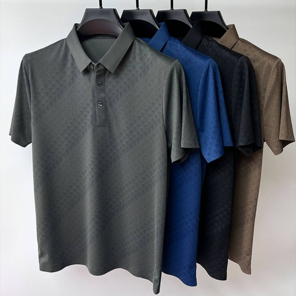 Herren-Poloshirt aus Nanosilk
