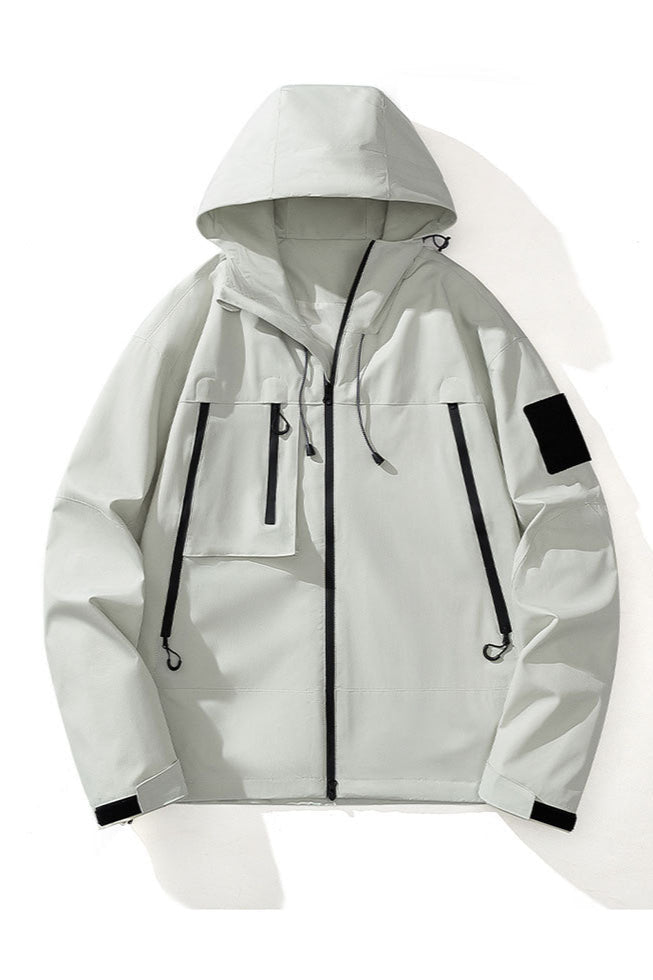 Lässige, wasserdichte Outdoor-Reisejacke