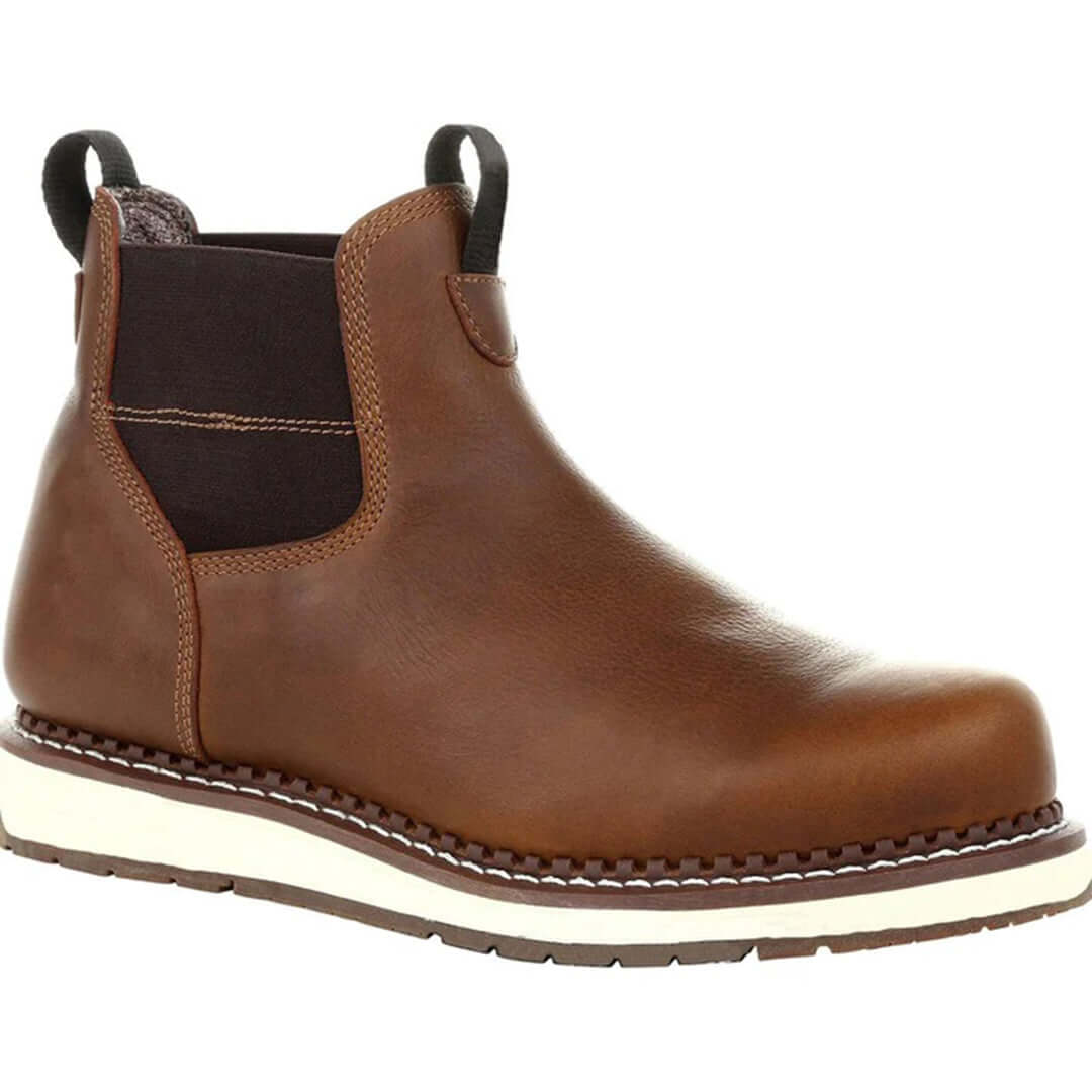 Herren Chelsea-Stiefel mit Keilabsatz