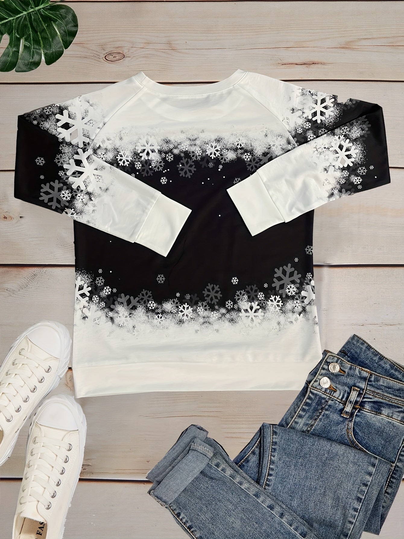 Weihnachtlicher Winterpullover für Damen