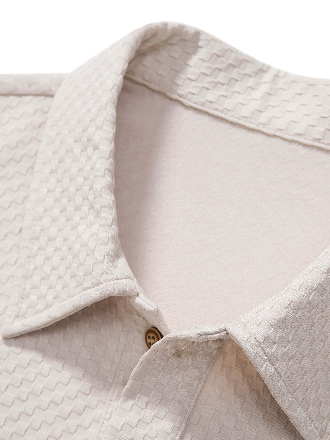 Kariertes Jacquard-Poloshirt für Herren