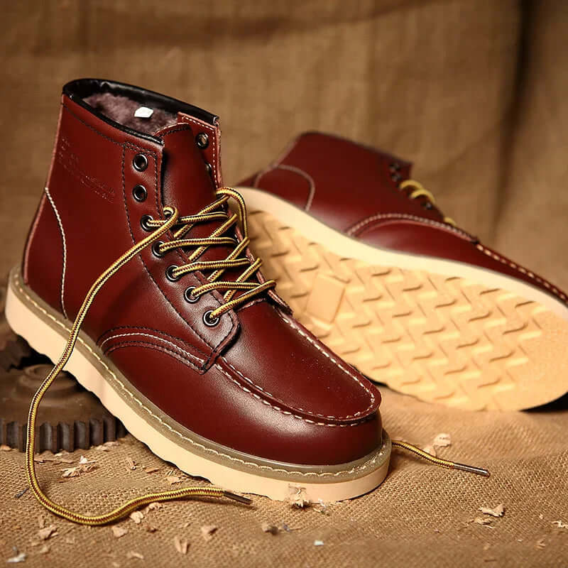 Robuste Herren Winterstiefel - Warm Gefüttert