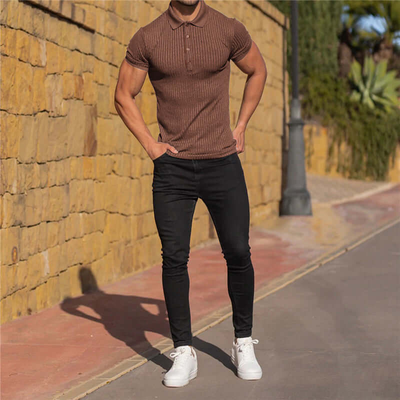Herren Baumwoll-Poloshirt - Klassisch & Komfortabel