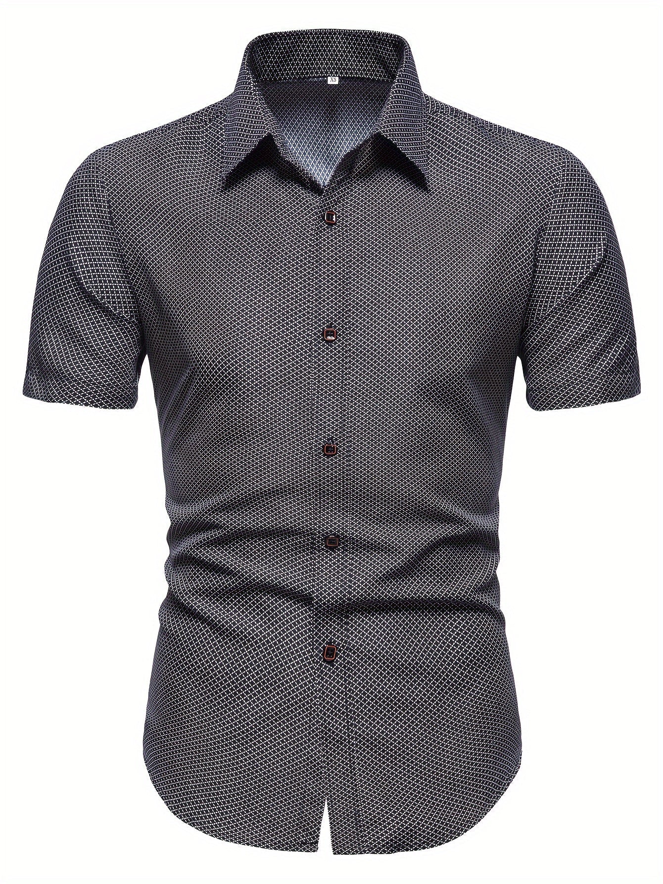 Marineblaues Geometrisches T-Shirt - Sven