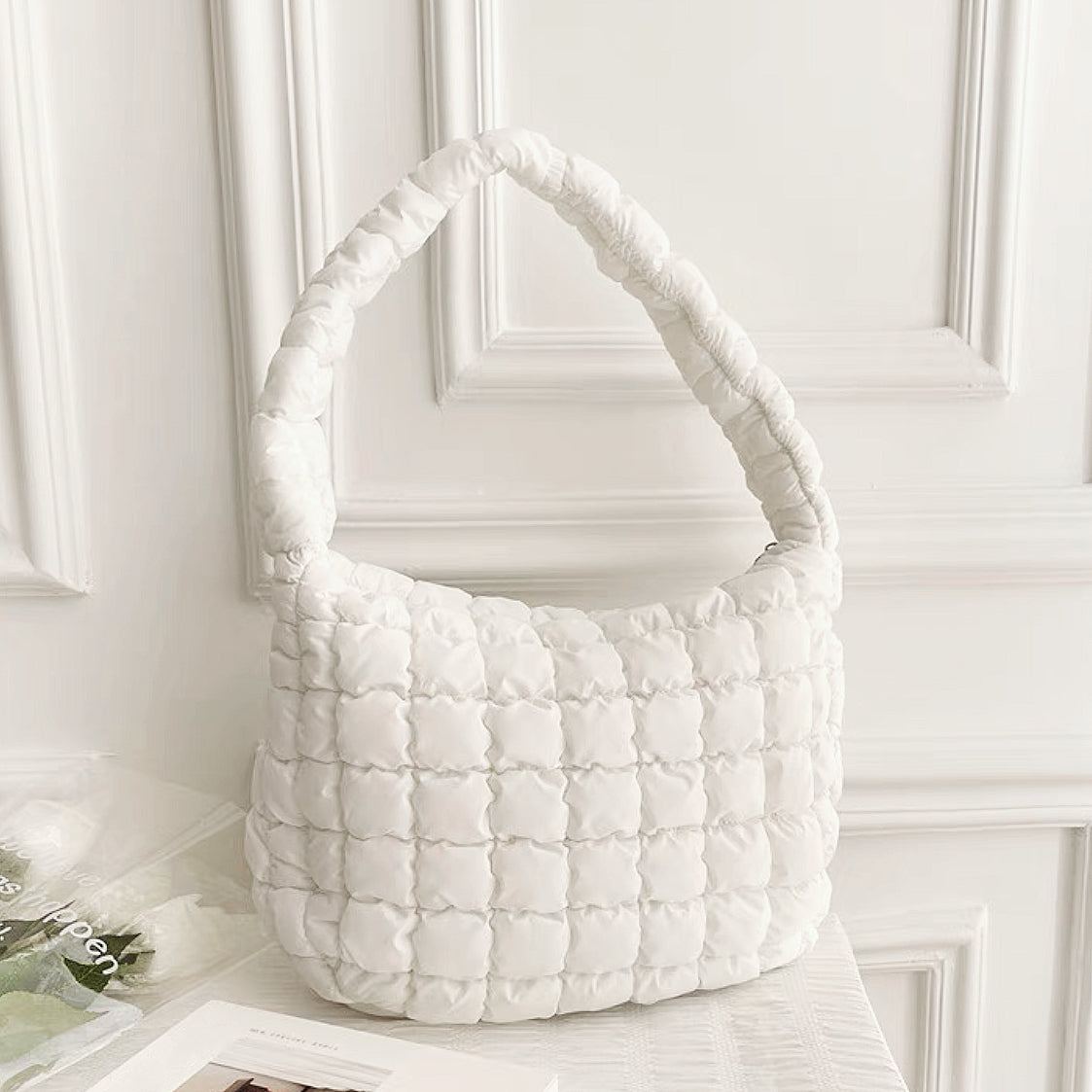 Plissierte Schultertasche Für Frauen