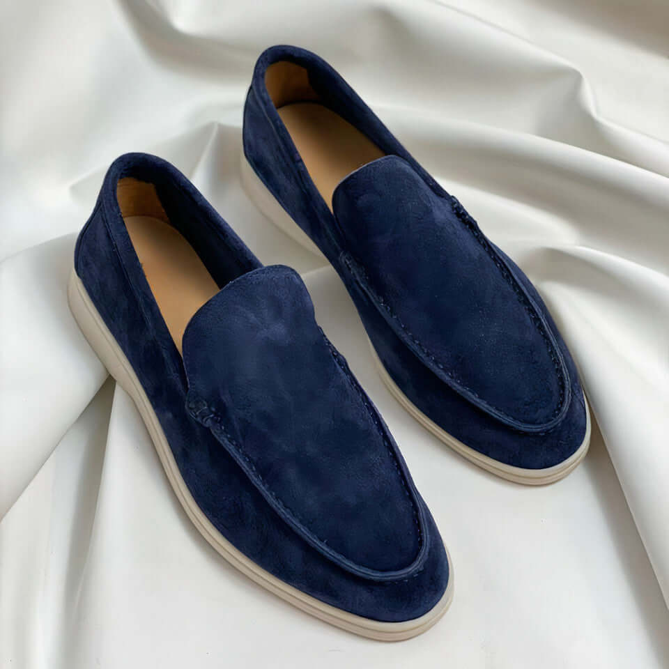 Herren Wildleder Slipper - Elegante & Bequeme Loafer