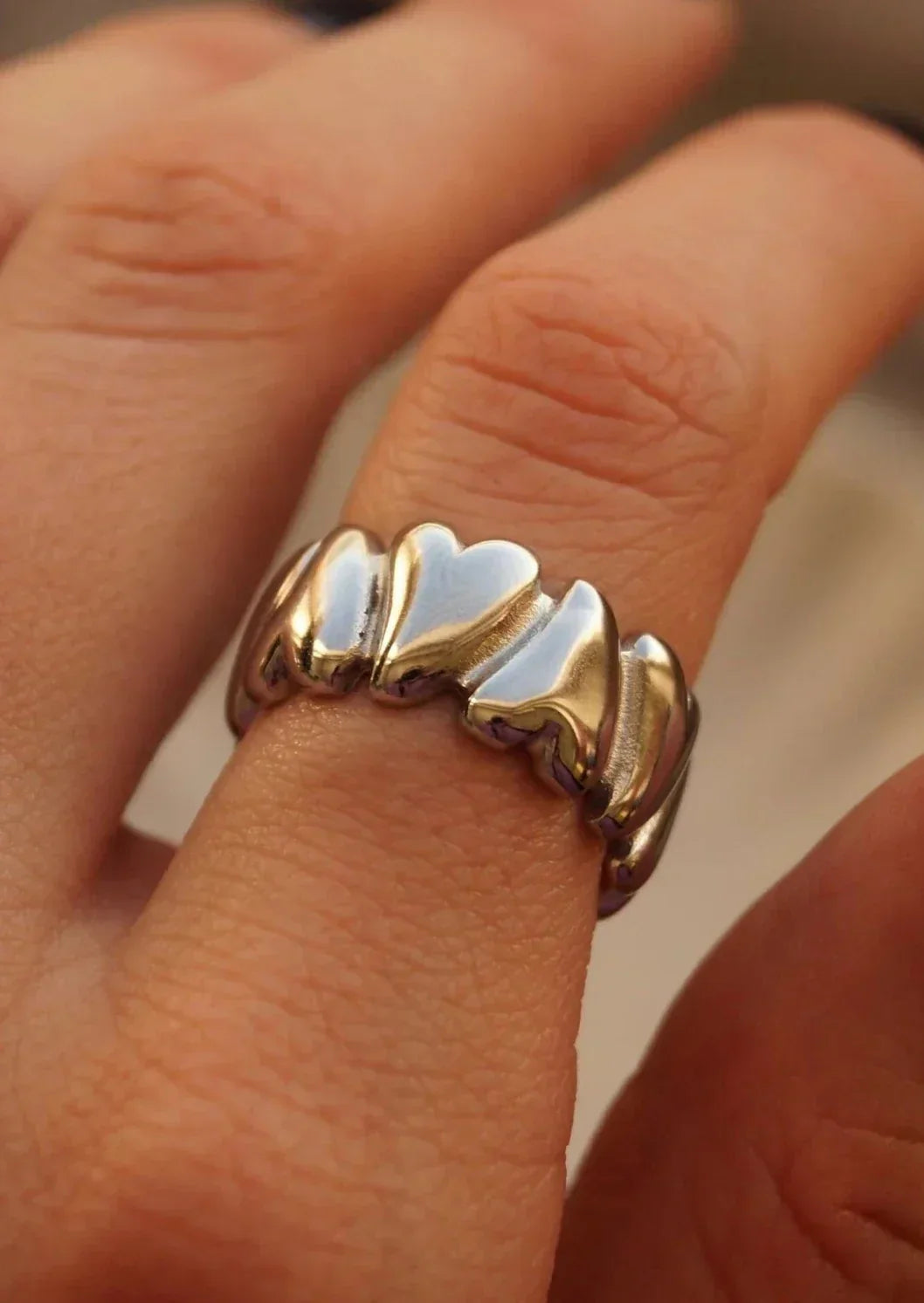 Wickelring mit Herzform und elegantem Design Für Frauen