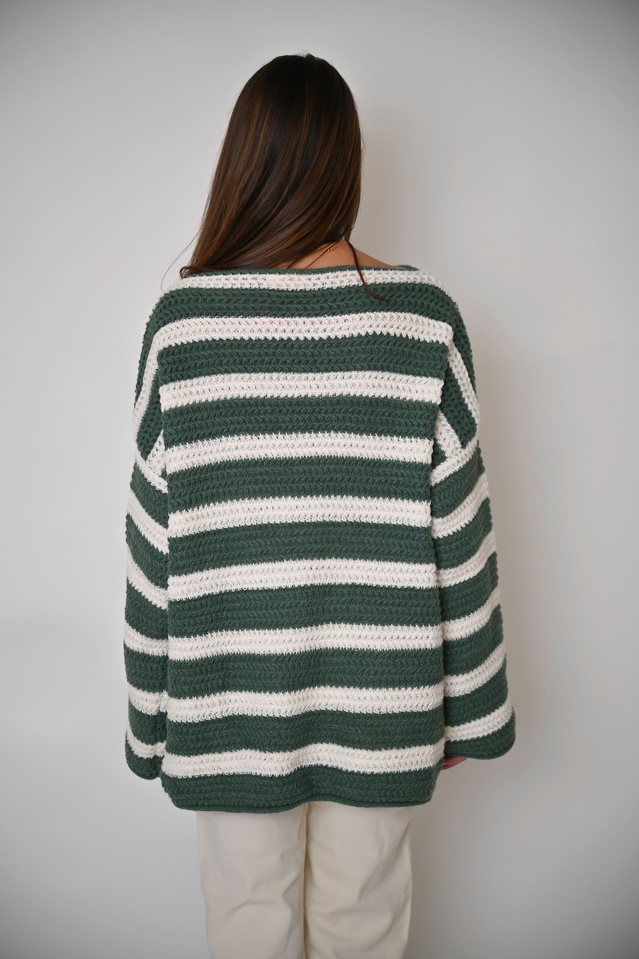 Zeitloser Streifenpullover mit klassischem Design