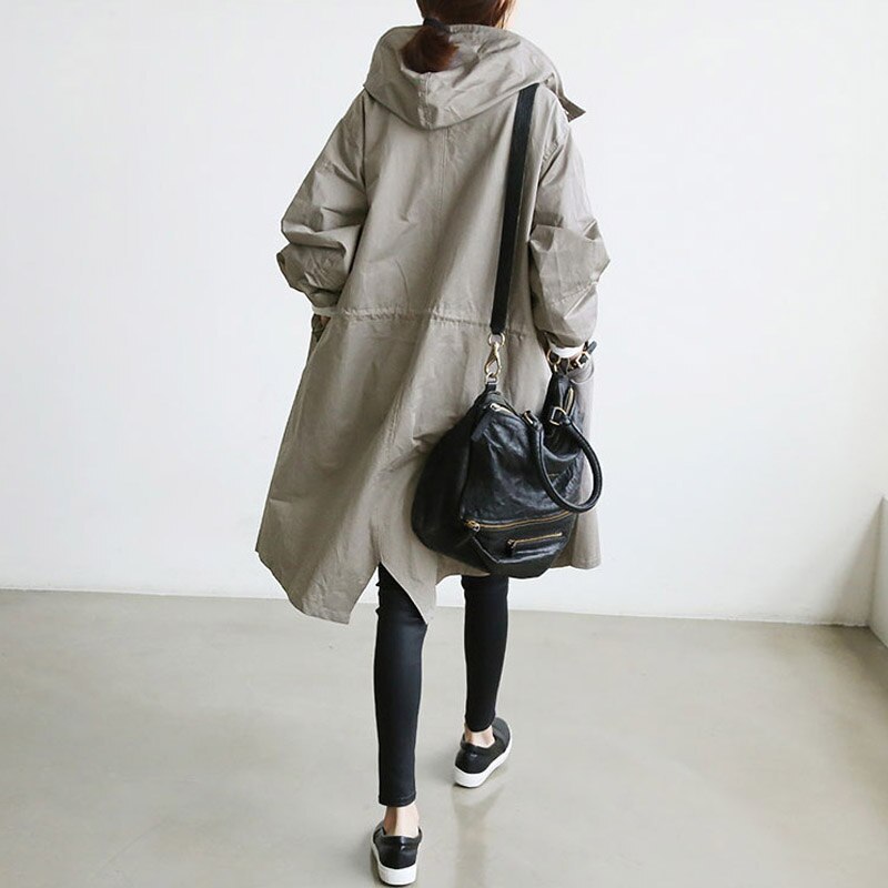 Odell™ | Schicker lässiger Trenchcoat mit Kapuze für Damen