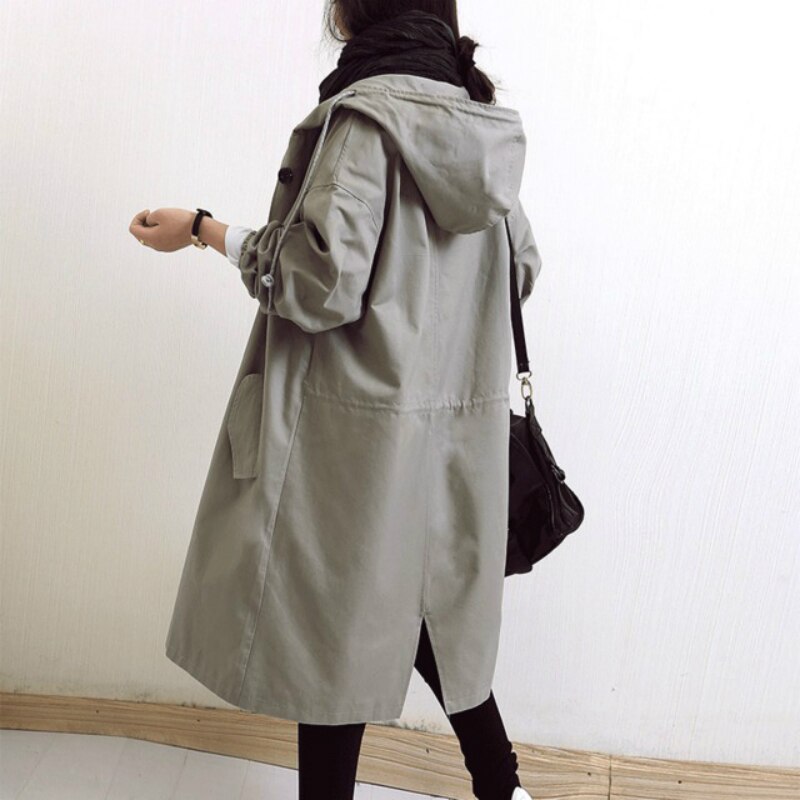 Odell™ | Schicker lässiger Trenchcoat mit Kapuze für Damen