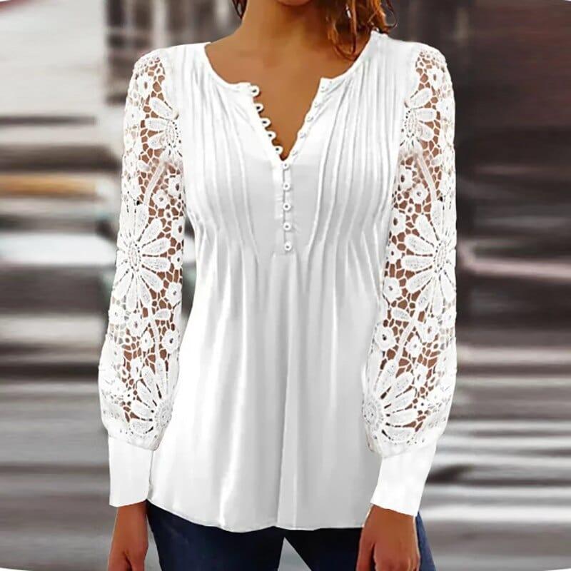 Yevgeniya | Elegante Bluse mit langen Ärmeln
