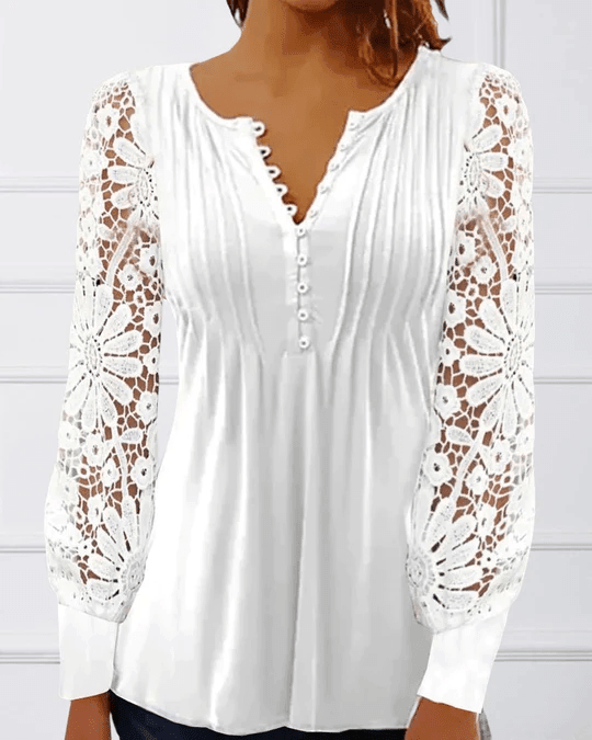 Yevgeniya | Elegante Bluse mit langen Ärmeln