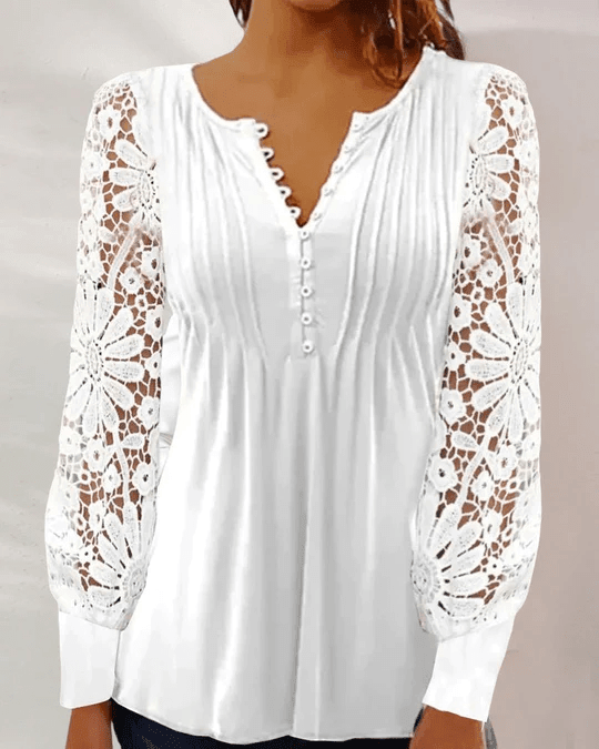 Yevgeniya | Elegante Bluse mit langen Ärmeln