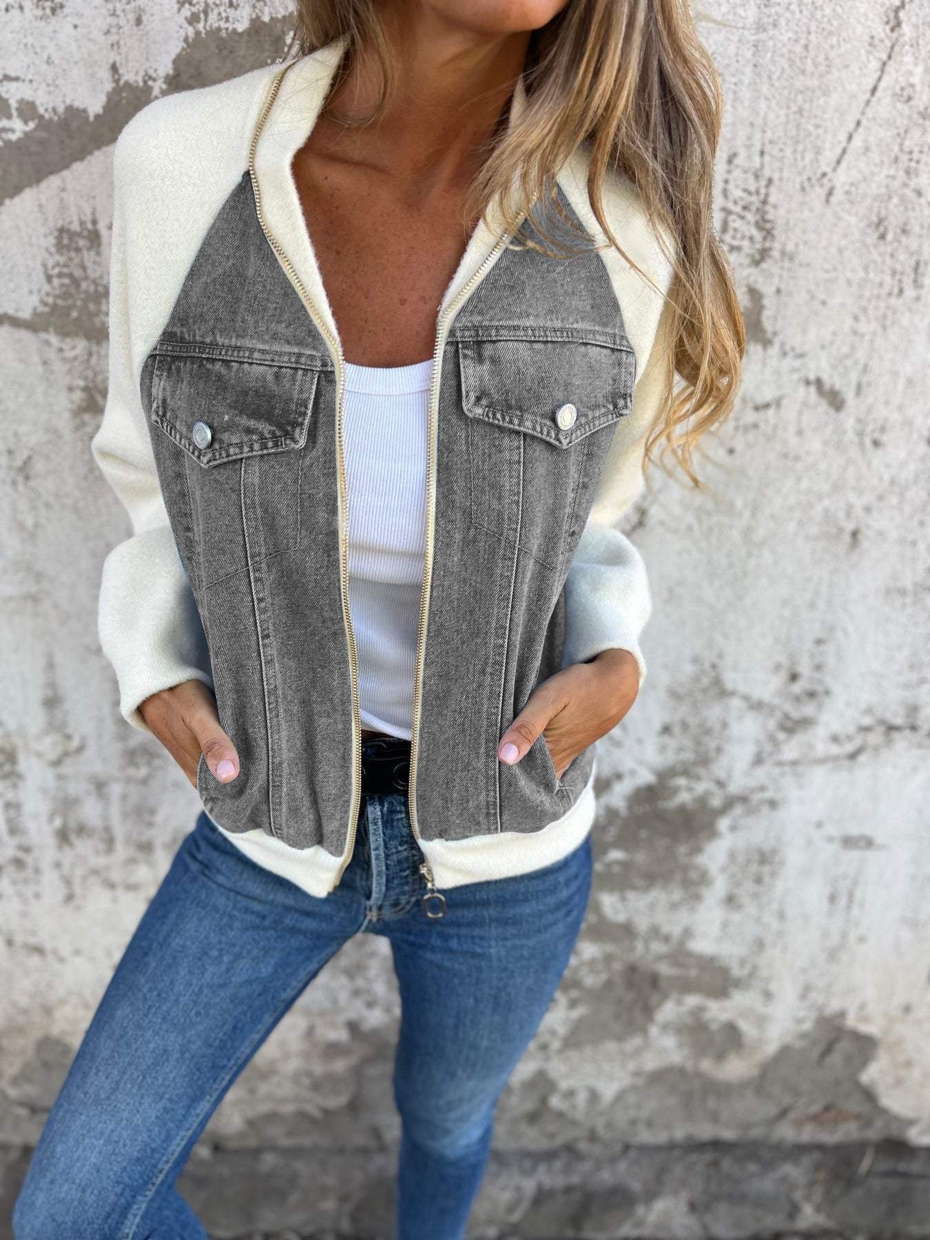 OLIVA™ - Moderne Jacke mit Jeans