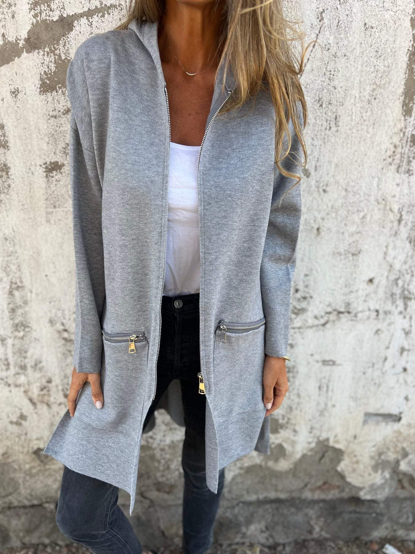 Stark™ | Gemütliche Kapuzenjacke mit Reißverschluss