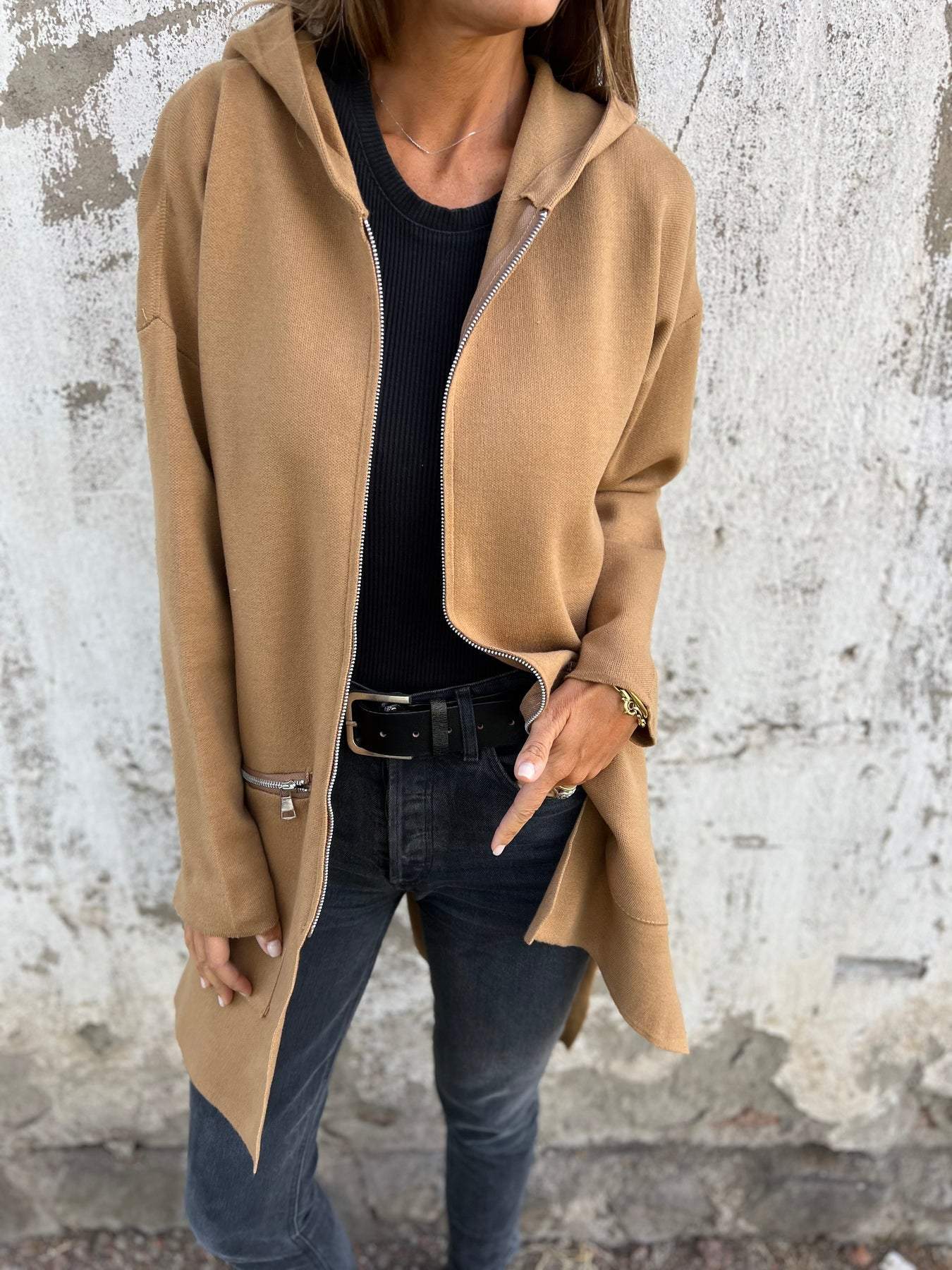 Stark™ | Gemütliche Kapuzenjacke mit Reißverschluss