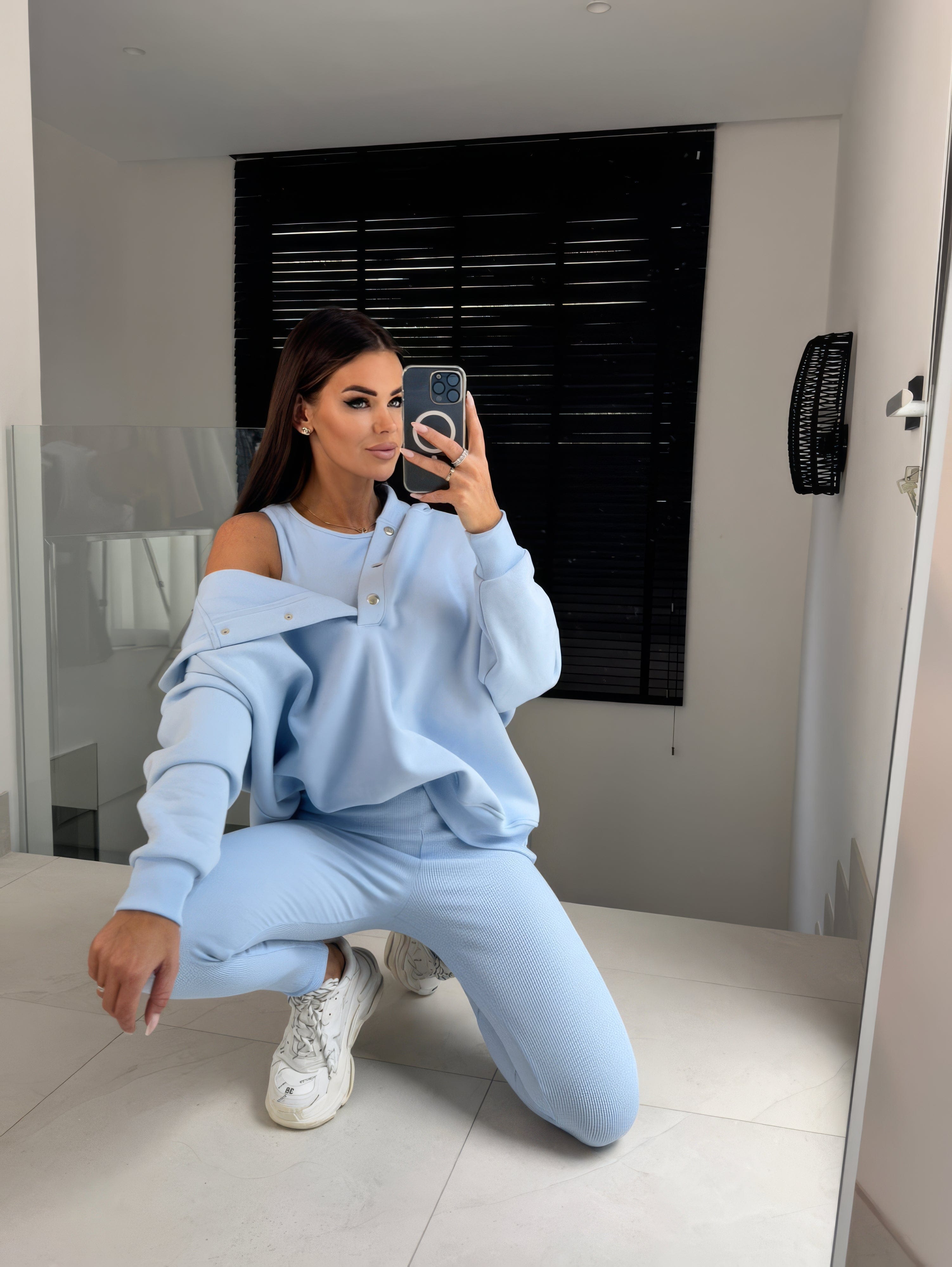 3-teiliges Gemütliches Lounge-Set für Frauen