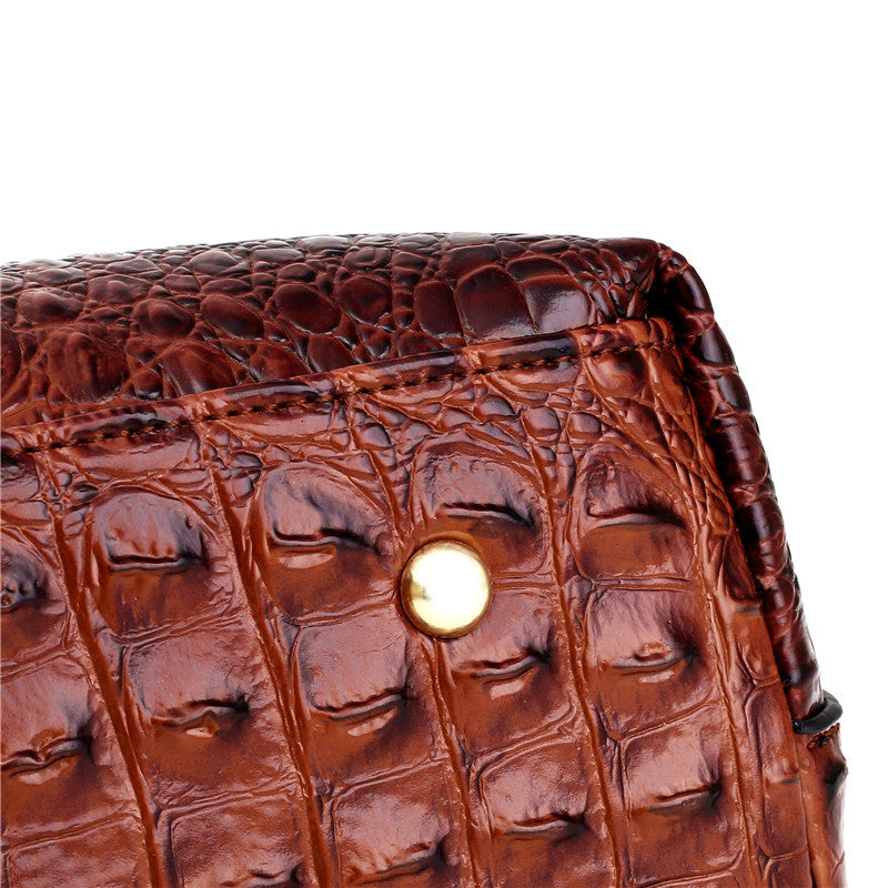 Hanna™ - Stilvolle Krokodilledertasche mit handgefertigten Details