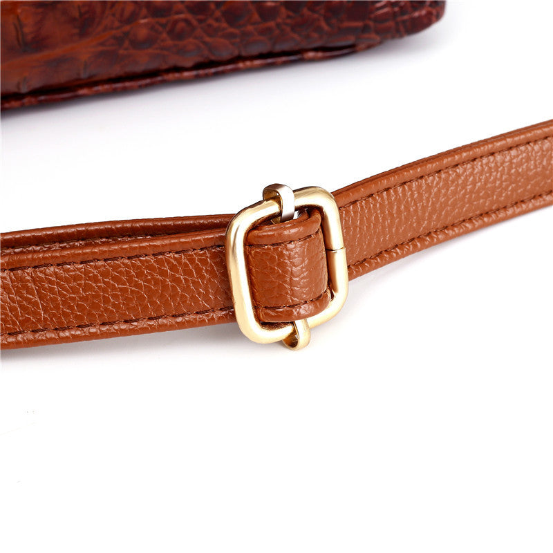 Hanna™ - Stilvolle Krokodilledertasche mit handgefertigten Details