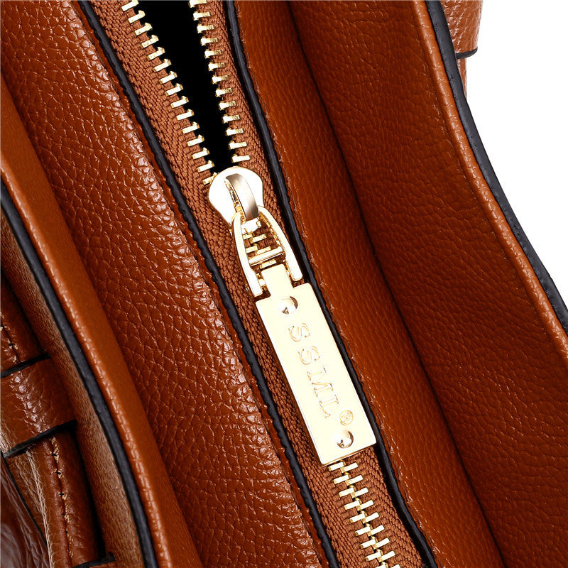 Hanna™ - Stilvolle Krokodilledertasche mit handgefertigten Details