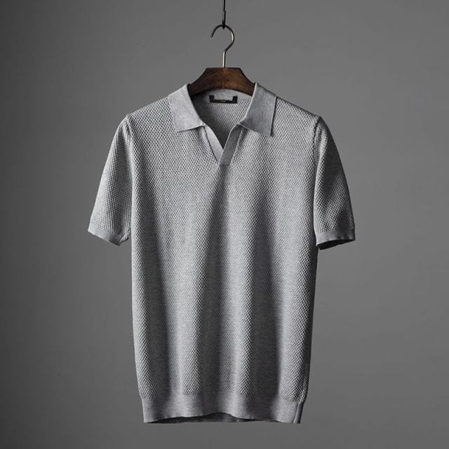 Graues Polo-Shirt - Hugo