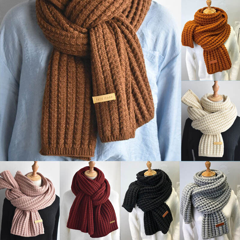 Wollschal Damen warm handgemacht für Herbst & Winter – Elira