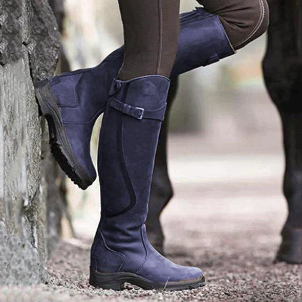 Jorja | Gladiator-Stiefel mit niedrigem Absatz