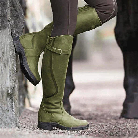 Jorja | Gladiator-Stiefel mit niedrigem Absatz